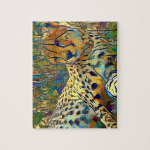Cheetah in Afrika Legpuzzel