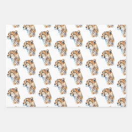 Cheetah Inpakpapier Vel