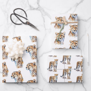 Cheetah Inpakpapier Vel