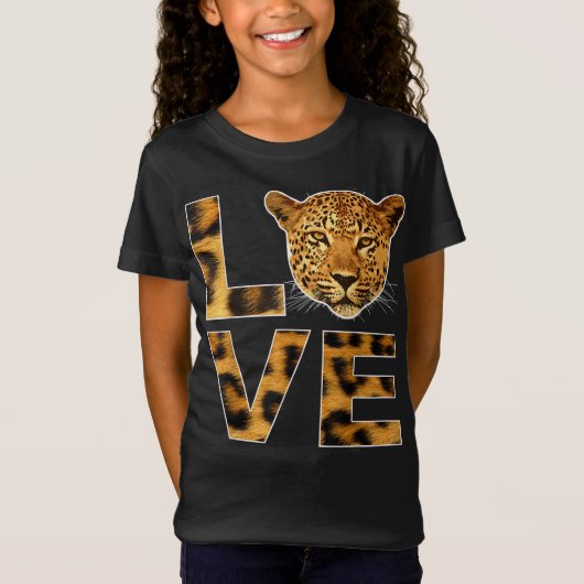 cheetah instinct born wild leopard cat t-shirt (Voorkant)