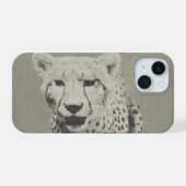 Cheetah iPhone 15 Hoesje (Achterkant horizontaal)