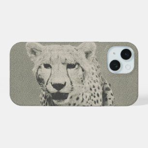 Cheetah iPhone 15 Hoesje