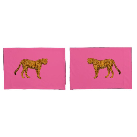 Cheetah Kussensloop (Voorkant-Set)