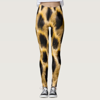 Cheetah. Leggings pour femmes de peau