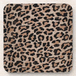 cheetah leopard bier onderzetter