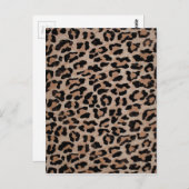 cheetah leopard briefkaart (Voorkant / Achterkant)