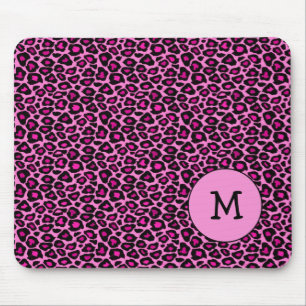 Cheetah/Leopard Hot Pink Muismat