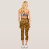 Cheetah Leopard Skin Motifs Leggings (Verso)