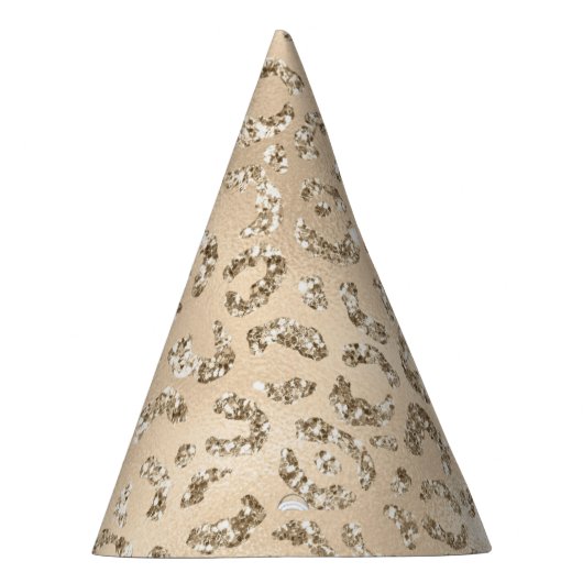 Cheetah Leopard Skin Print Pattern Feesthoedjes (Rechts)