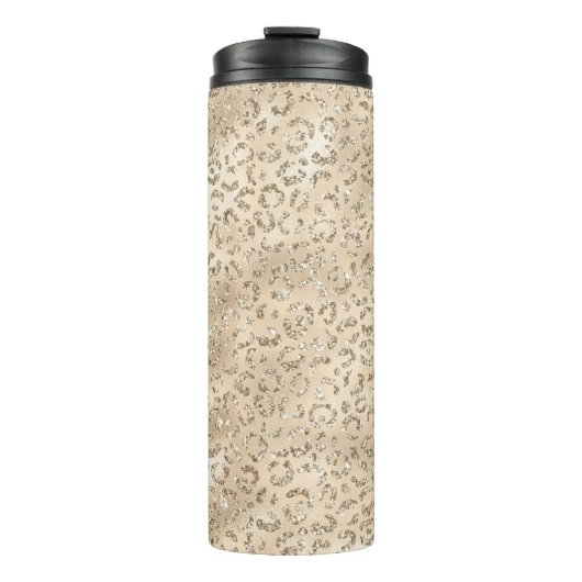 Cheetah Leopard Skin Print Pattern Thermosbeker (Voorkant)