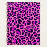 Cheetah Leopard Spots Poster de animal sauvage ros<br><div class="desc">Safari sauvage et poster de animal de jungle. Cheetah chic moderne,  léopard poster de animal couleur rose.</div>