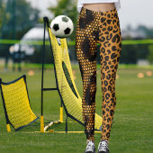 Cheetah Leopard Wildlife Cat Pattern Animal Skin Leggings