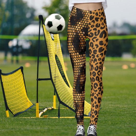 Cheetah Leopard Wildlife Cat Pattern Animal Skin Leggings