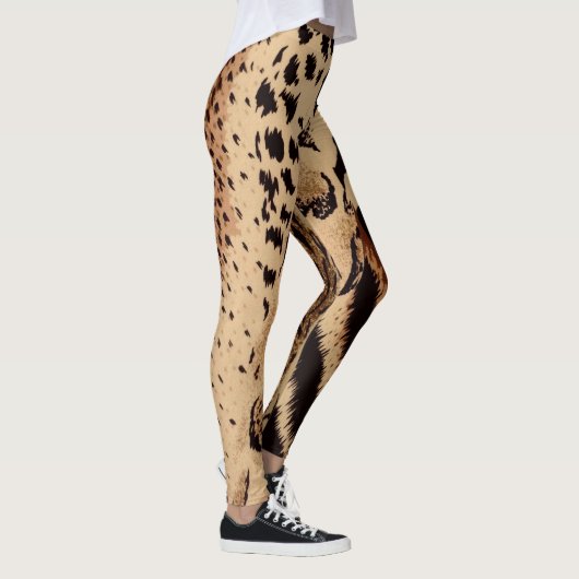 Cheetah Leopard Zebra & Tiger Animal Print Leggings (Rechts)