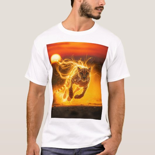 Cheetah Light Speed T-shirt (Voorkant)