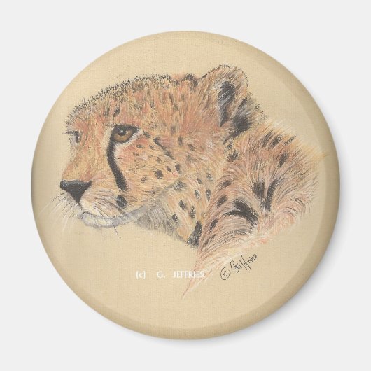 cheetah magneet (Voorkant)