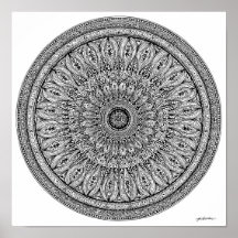 Cheetah Mandala Ingewikkelde Kleurplaat
