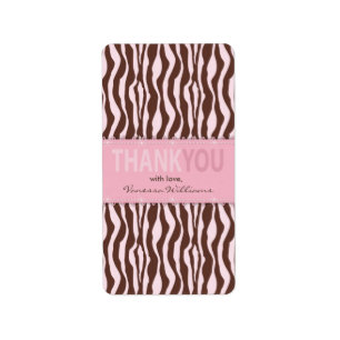 Cheetah Meisje TY Mini Hershey Bar Label ZB