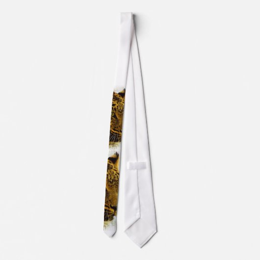 Cheetah Necktie Stropdas (Achterkant)