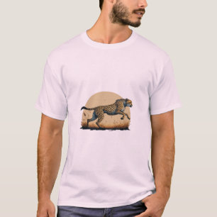 Cheetah on the Go" "Gotta Run Fast!" "Sprint Super T-shirt