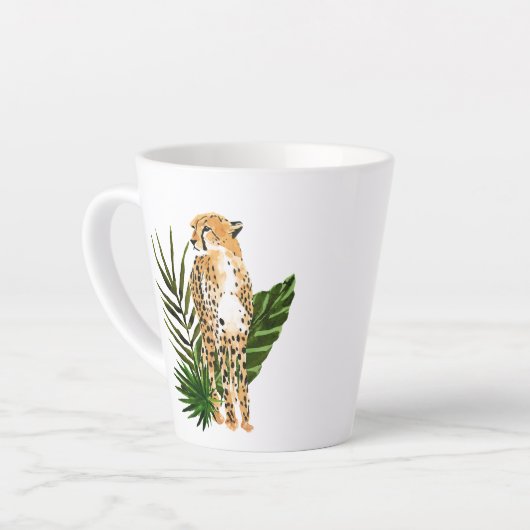 Cheetah Outlook Latte Mok (Linkerhoek)