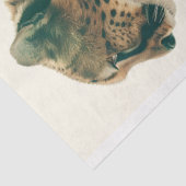 Cheetah Over Exposed Sunset Digitale Art Decoupage Tissuepapier (Detail)