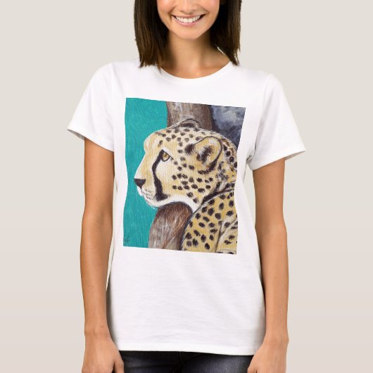 Cheetah Painting T-shirt (Voorkant)