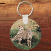 Cheetah Pair Sleutelhanger (Voorkant)
