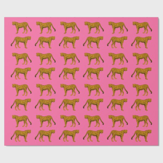 Cheetah Pattern Cadeaupapier (Vlak)