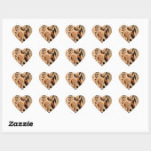 Cheetah Pattern Hart Sticker (Vel)