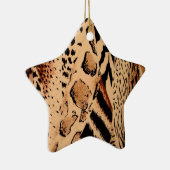 Cheetah Pattern Keramisch Ornament (Rechts)