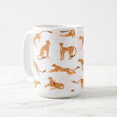 Cheetah Pattern Mug (Devant gauche)