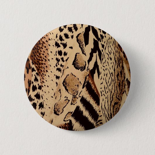 Cheetah Pattern Ronde Button 5,7 Cm (Voorkant)