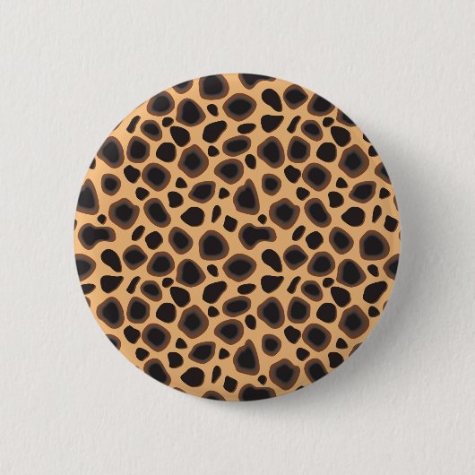 Cheetah Pattern Ronde Button 5,7 Cm (Voorkant)
