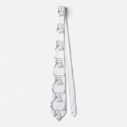 Cheetah Pattern. Stropdas (Voorkant)
