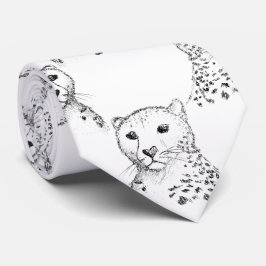 Cheetah Pattern. Stropdas