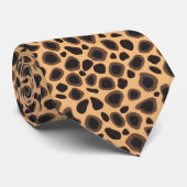 Cheetah Pattern Stropdas (Opgerold)