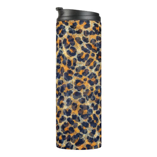 Cheetah Pattern Thermosbeker (Geroteerd rechts)