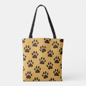 Cheetah Paw Print Bag / Tote Draagtas (Achterkant)