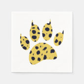 Cheetah Paw Print Servet (Voorkant)