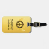 Cheetah Peace Angel Bagagelabel (Voorkant horizontaal)