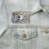 Cheetah Portrait Naamplaatje (In situ)