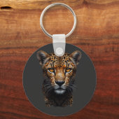 Cheetah portret sleutelhanger (Voorkant)