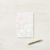 Cheetah Post-it® Notes (Op bureau)