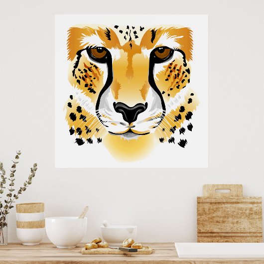 Cheetah poster (Keuken)