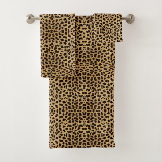 Cheetah Print Bad Handdoek (Insitu)