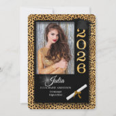 Cheetah Print Class of 2023 Graduation Invitation (Devant)