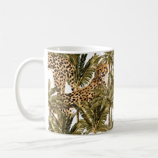 Cheetah Print Coffee Mug (Gauche)