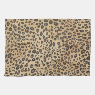 Cheetah print Dier Exotisch Wild Modieuze Kat Theedoek