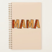 Cheetah Print Leopard mama Planner (Voorkant)